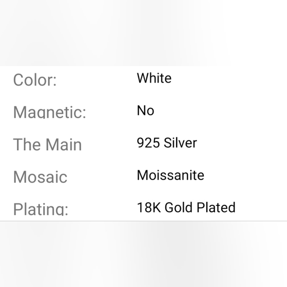 CERTIFIED MOISSANITE DIAMOND 1CWT 18KGP Sterling silver Earrings .5ea - Picture 9 of 13